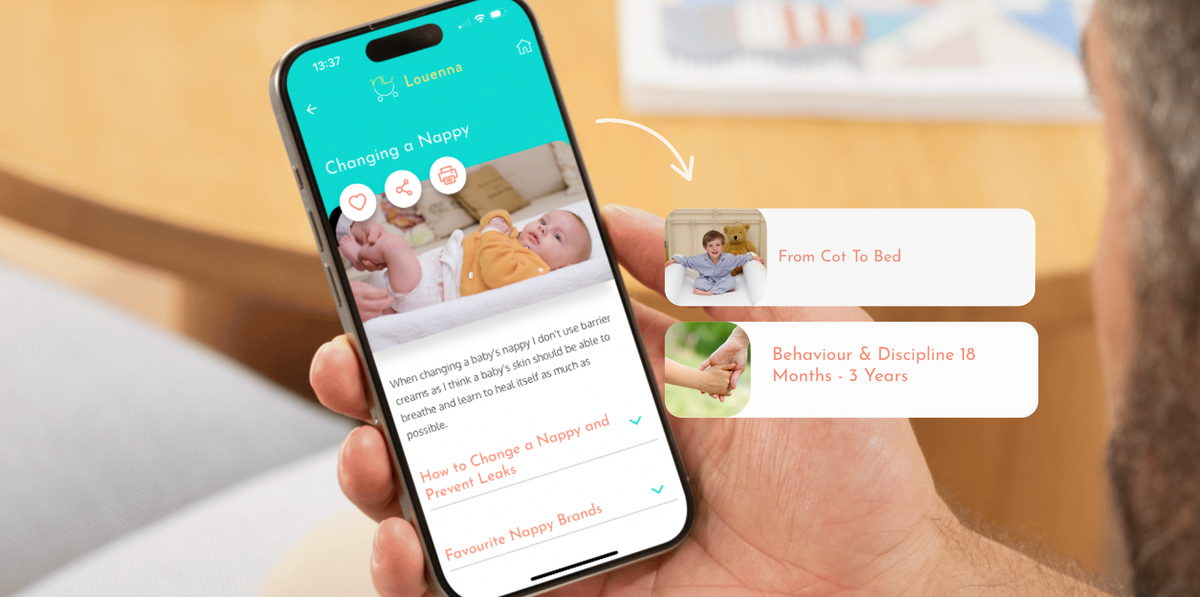 Louenna parenting app with expert baby care advice
Baby sleep advice and bedtime routines on the Louenna app
Louenna parenting app for first-time mums and dads
Expert newborn baby care guidance in the Louenna app
Parent using the Louenna app for baby sleep support
Louenna baby feeding and weaning advice app
Parenting app offering practical baby development tips
Louenna app providing expert parenting support
Baby and toddler parenting advice on the Louenna app